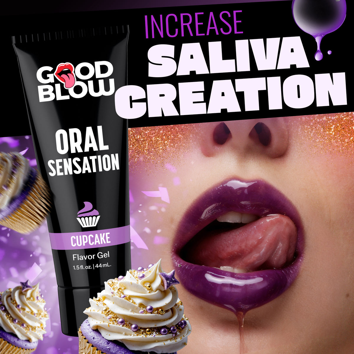 Oral Sensation Cupcake Flavor Gel – arousal gel and spray (view 4)
