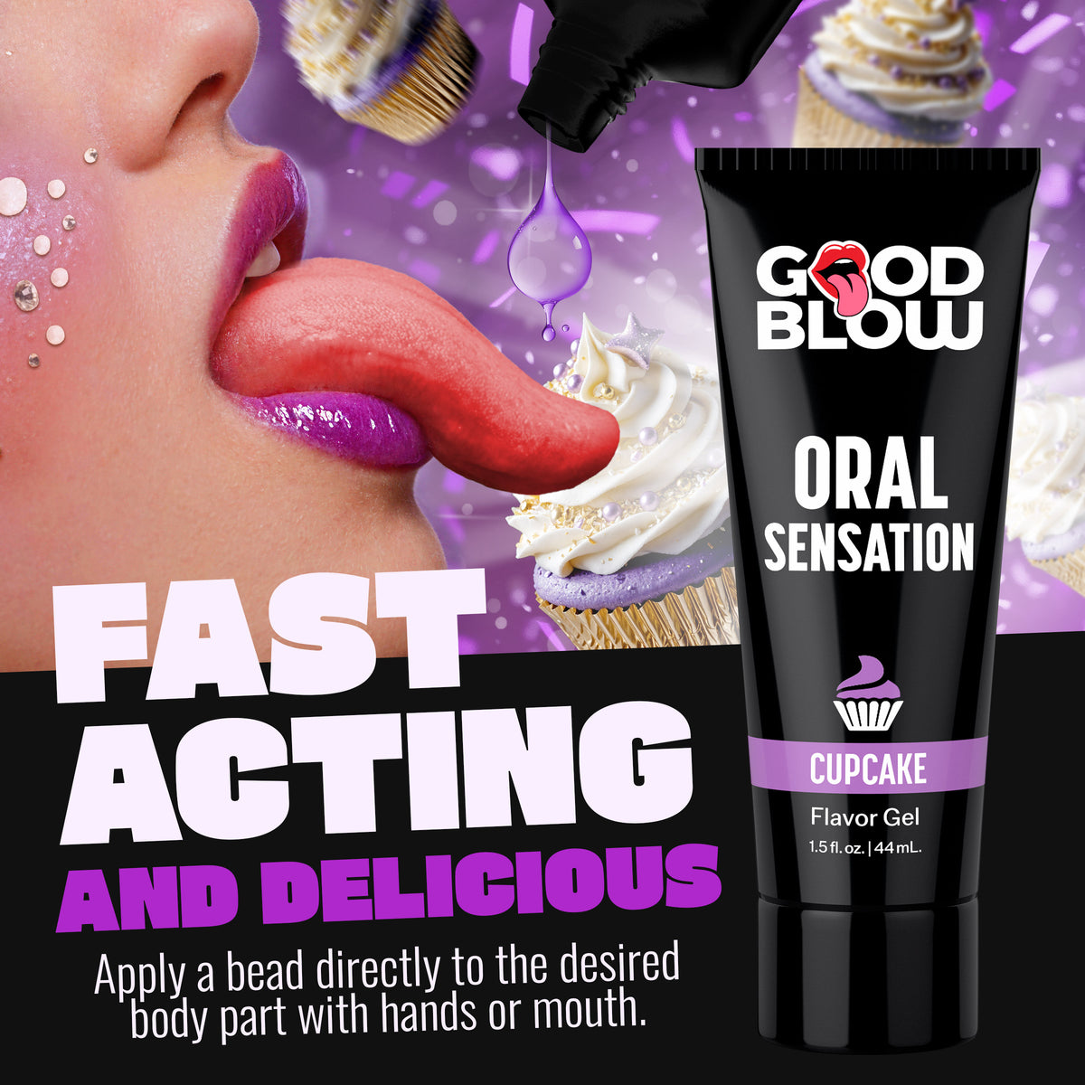 Oral Sensation Cupcake Flavor Gel – arousal gel and spray (view 5)