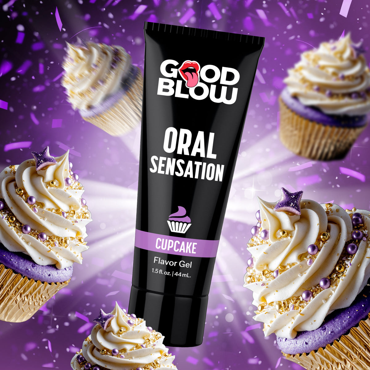 Oral Sensation Cupcake Flavor Gel – arousal gel and spray
