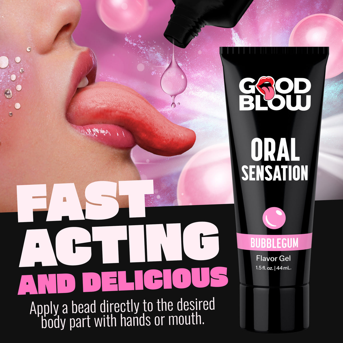 Oral Sensation Bubblegum Flavor Gel – arousal gel and spray (view 5)