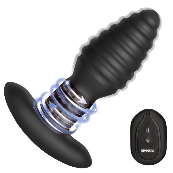 Model-E Vibrating Rimming Plug with Remote – butt plug, Silicone