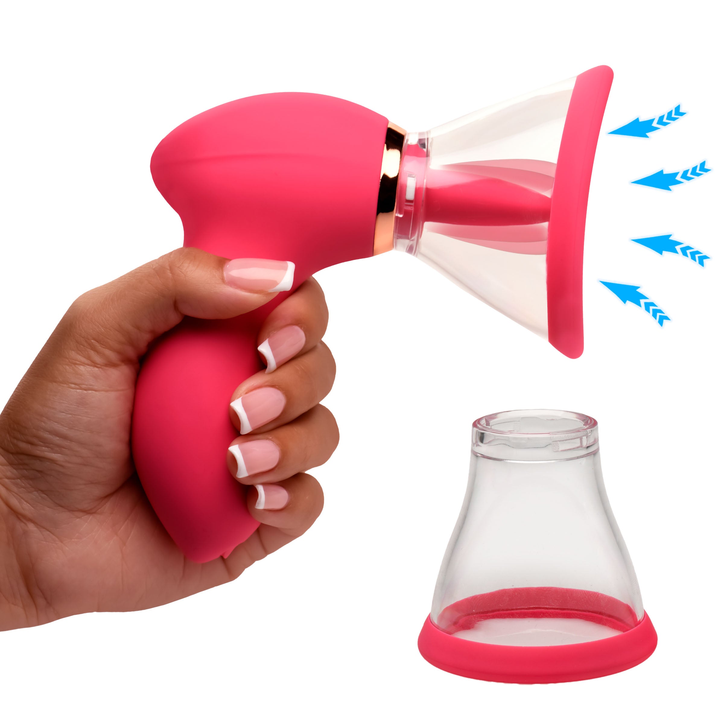 Sucking Clitoral Stimulator Tongue Vibrator - Pink