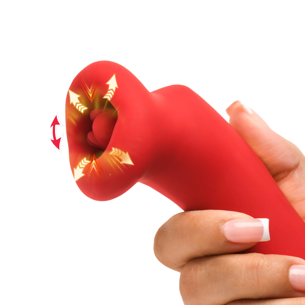 Plump Kiss Sucking and Vibrating Clitoral Stimulator – clitoral suction toy, Silicone