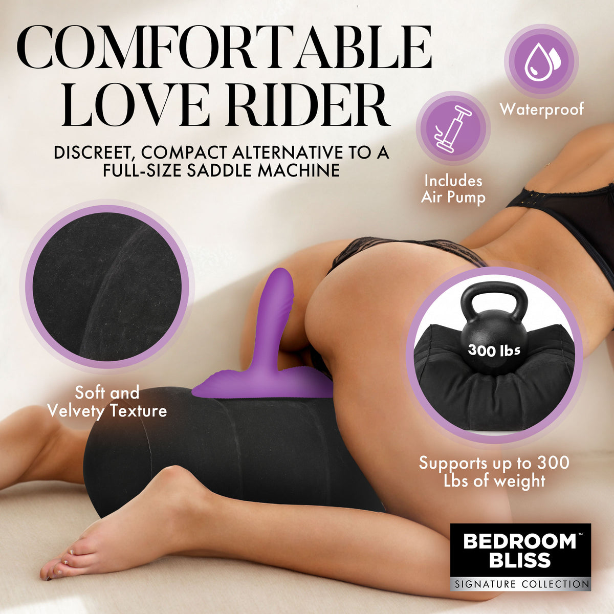 Love Rider Vibrating Cushion – dildo, Silicone (view 4)