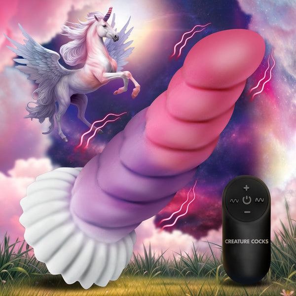 Cloud Rider Unicorn Silicone Dildo, Silicone