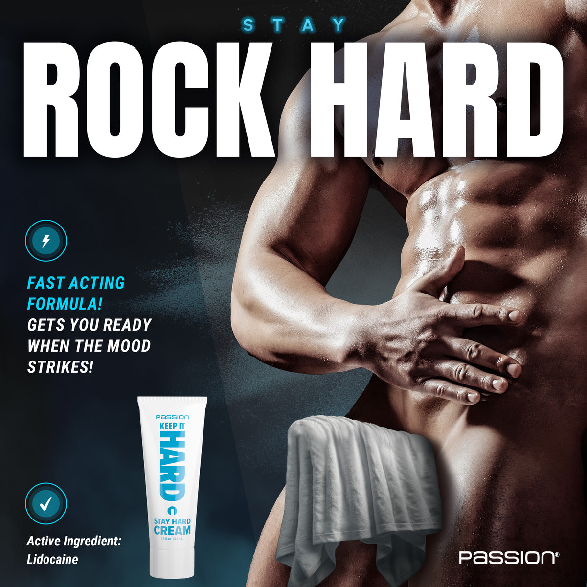 Keep it Hard Stay Hard Cream 1.5oz – lubricant (view 2)