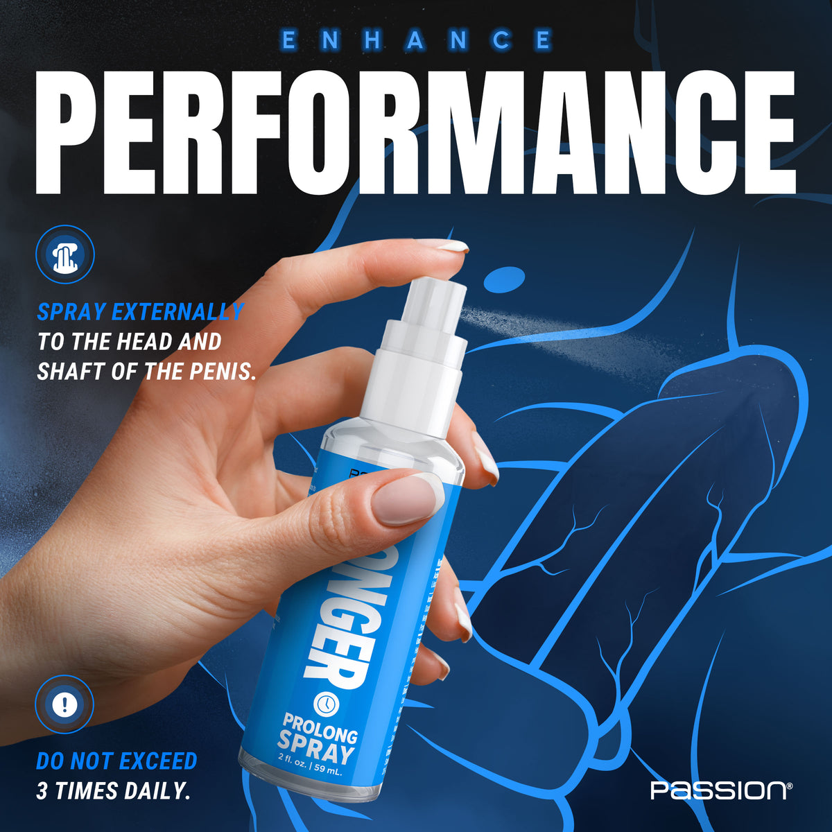 Last Longer Prolong Spray 2oz (view 4)