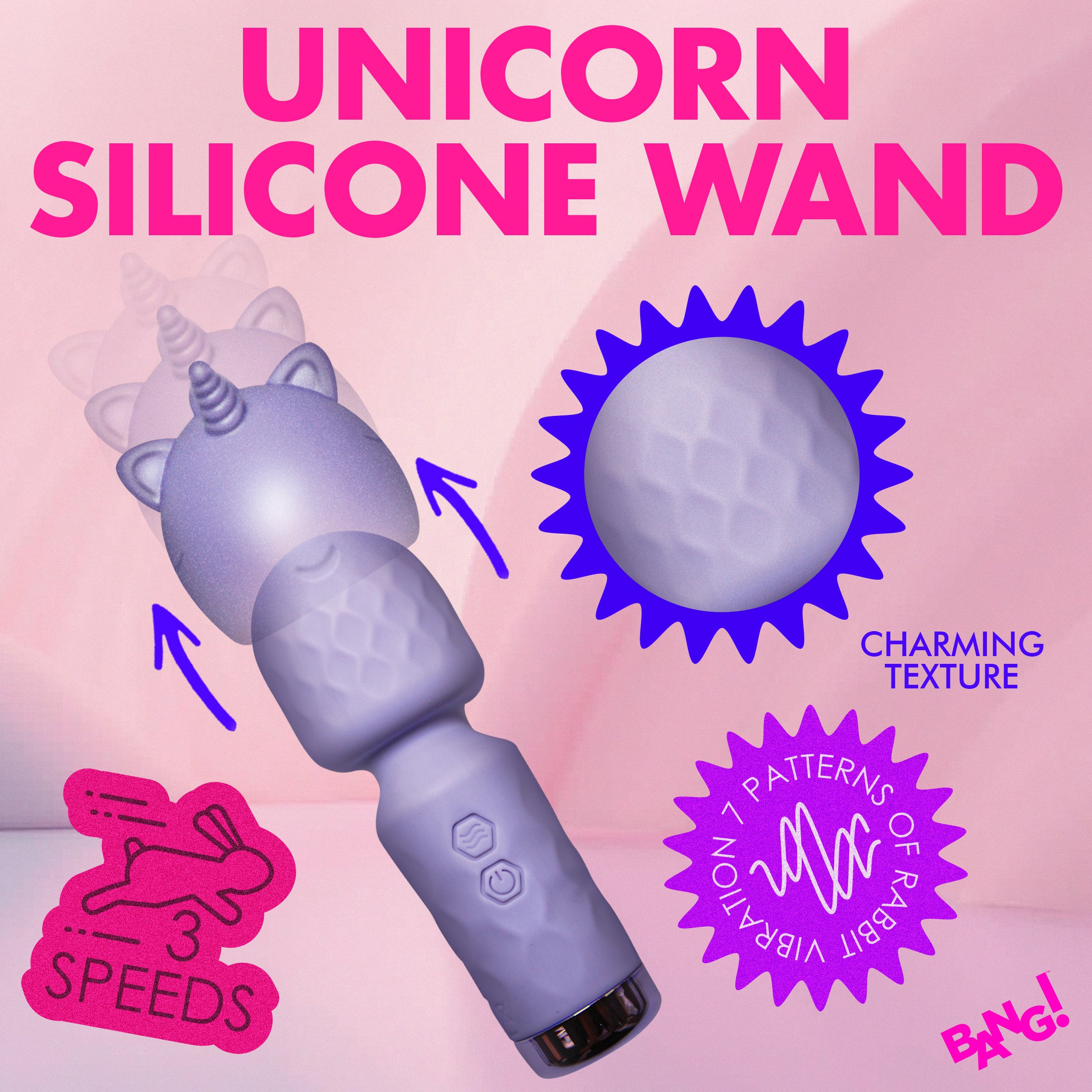 Unicorn Silicone Wand
