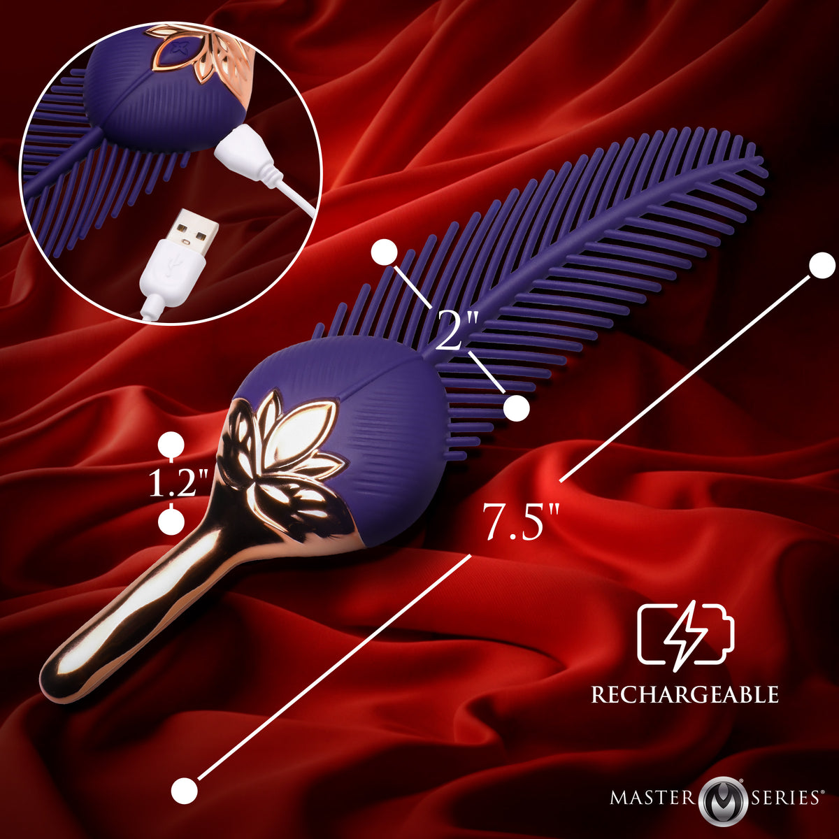 The Tickler Vibrating Silicone Tickler – vibrator, Silicone (view 6)
