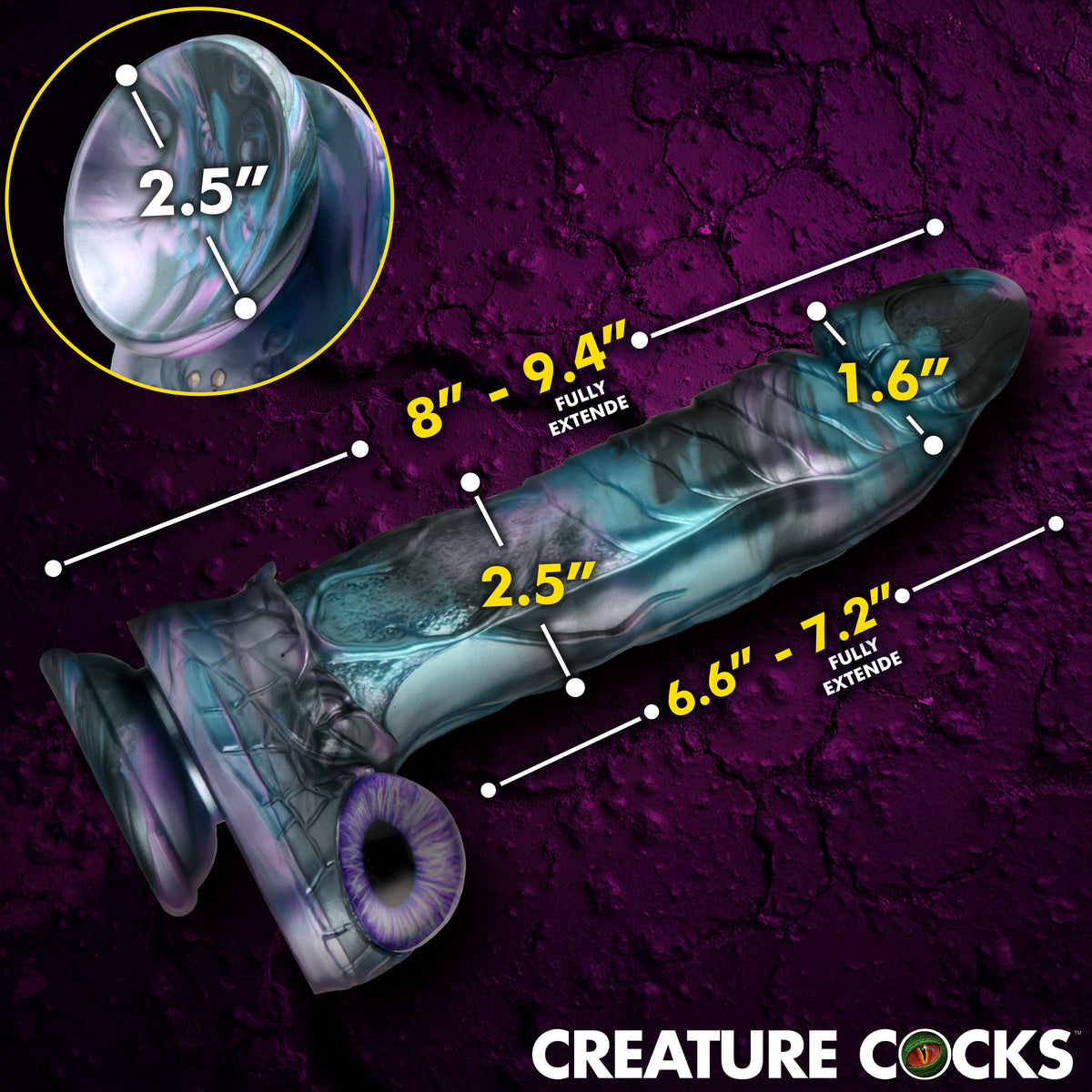 Astro-Thrust Thrusting and Vibrating Silicone Dildo, Silicone (view 4)