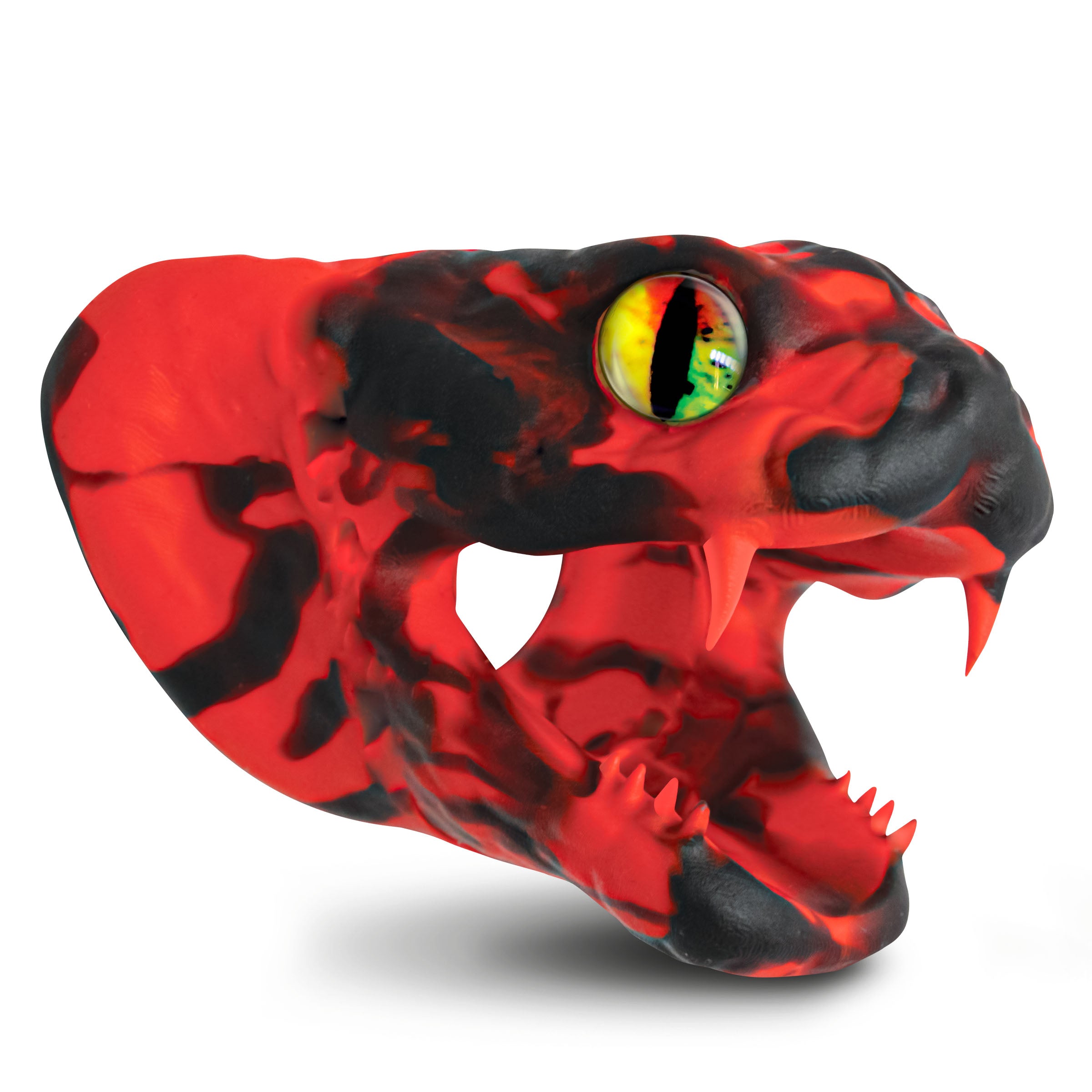 Master Cobra Silicone Cock Ring - Red