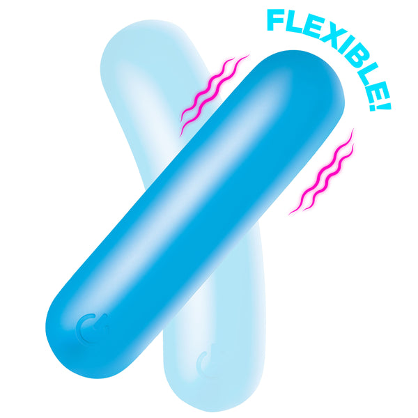 Flexible Silicone Bullet - Blue – bullet and egg vibrator, Silicone