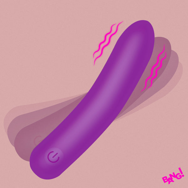 Tapered Flexible Silicone Bullet - Purple – bullet and egg vibrator, Silicone