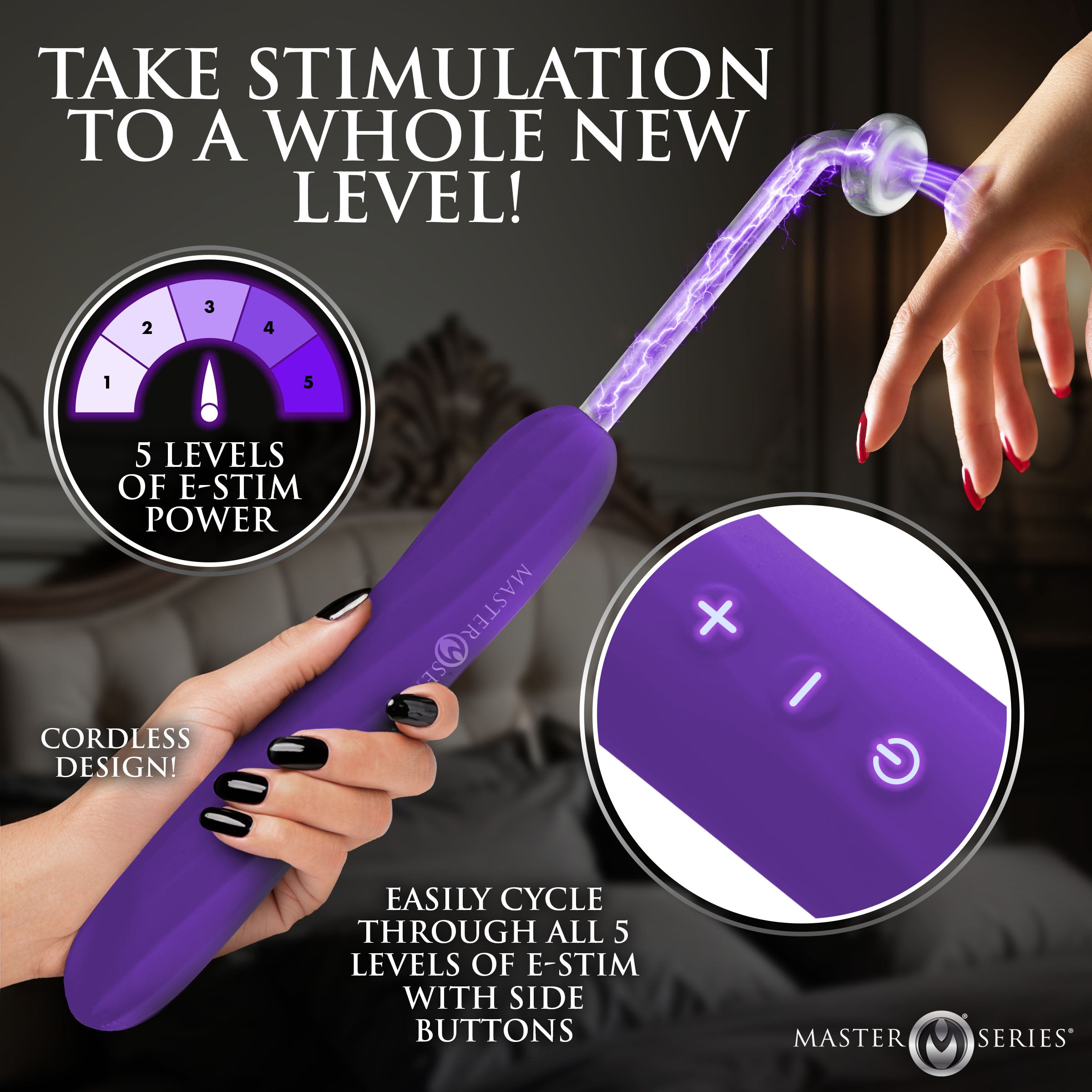 Elektra Rechargeable Violet Wand - Purple