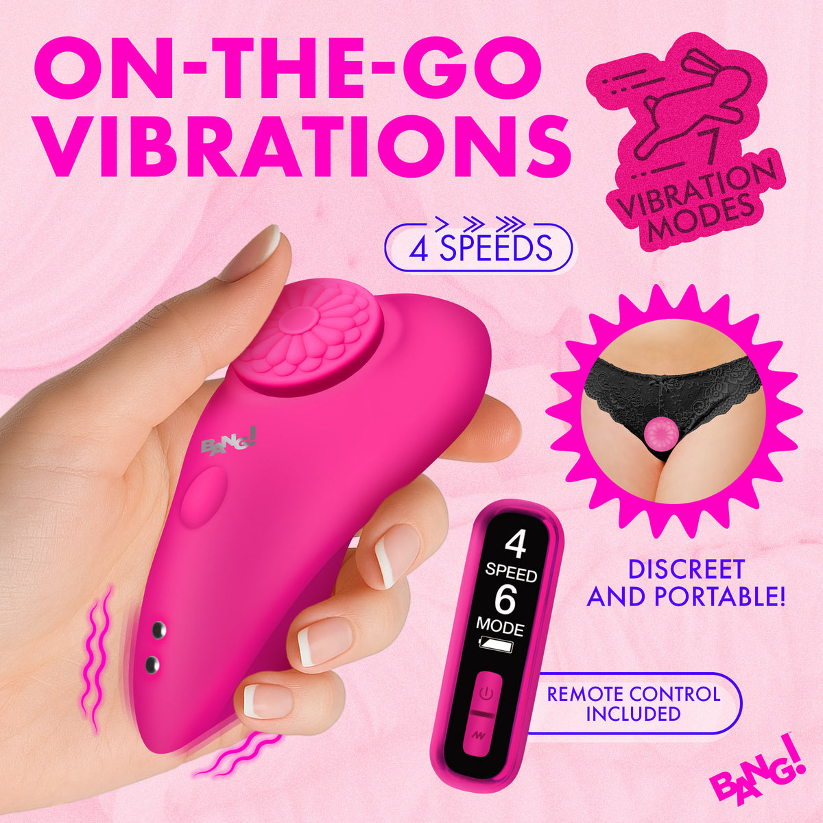 Silicone Panty Vibe with Digital Remote – bullet and egg vibrator, Silicone (view 2)