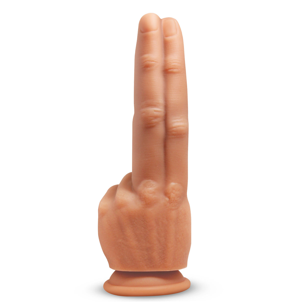 The Pleaser Double Finger Silicone Dildo, Silicone (view 5)