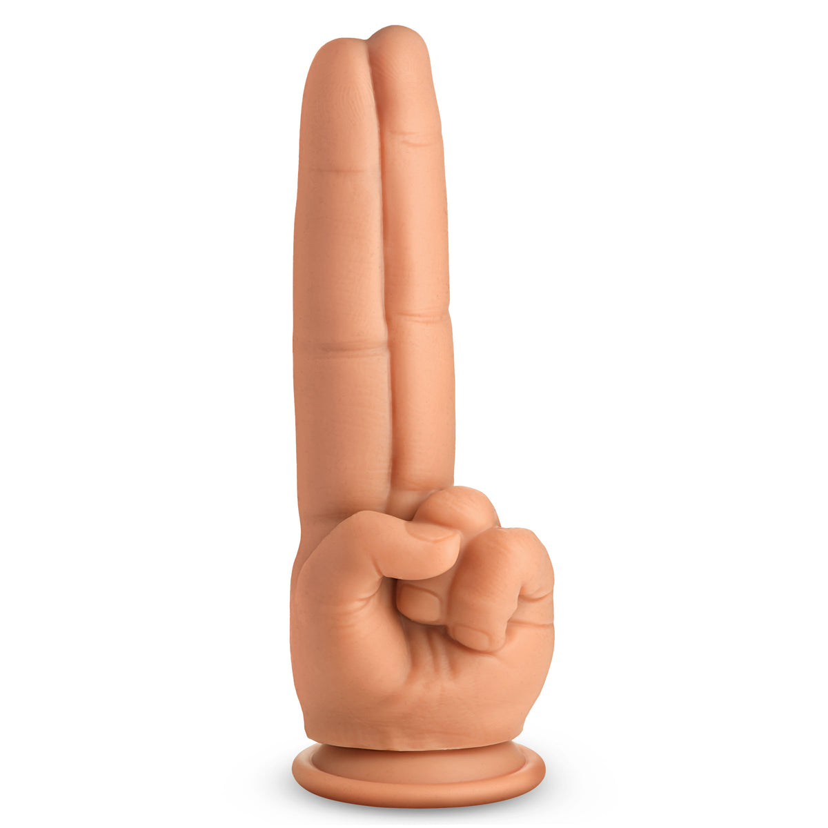 The Pleaser Double Finger Silicone Dildo, Silicone (view 6)