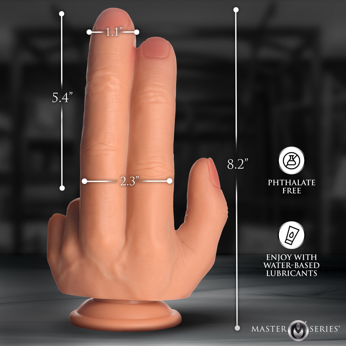 The Shocker Silicone Dildo, Silicone (view 5)