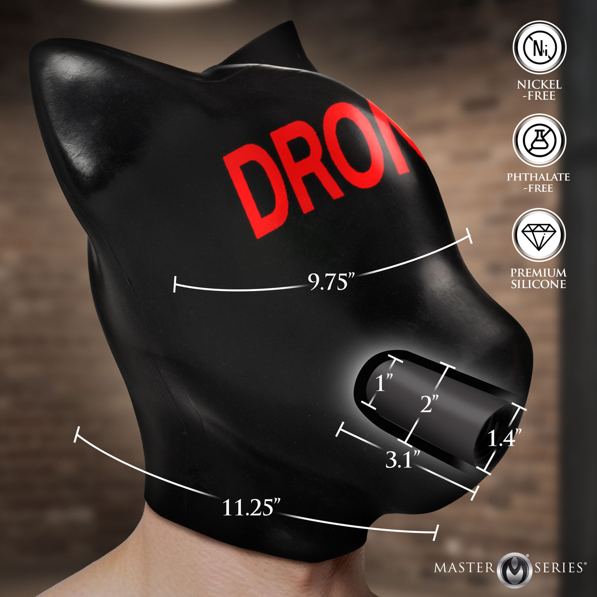 Drone Silicone Sensory Hood – hood and blindfold (view 4)