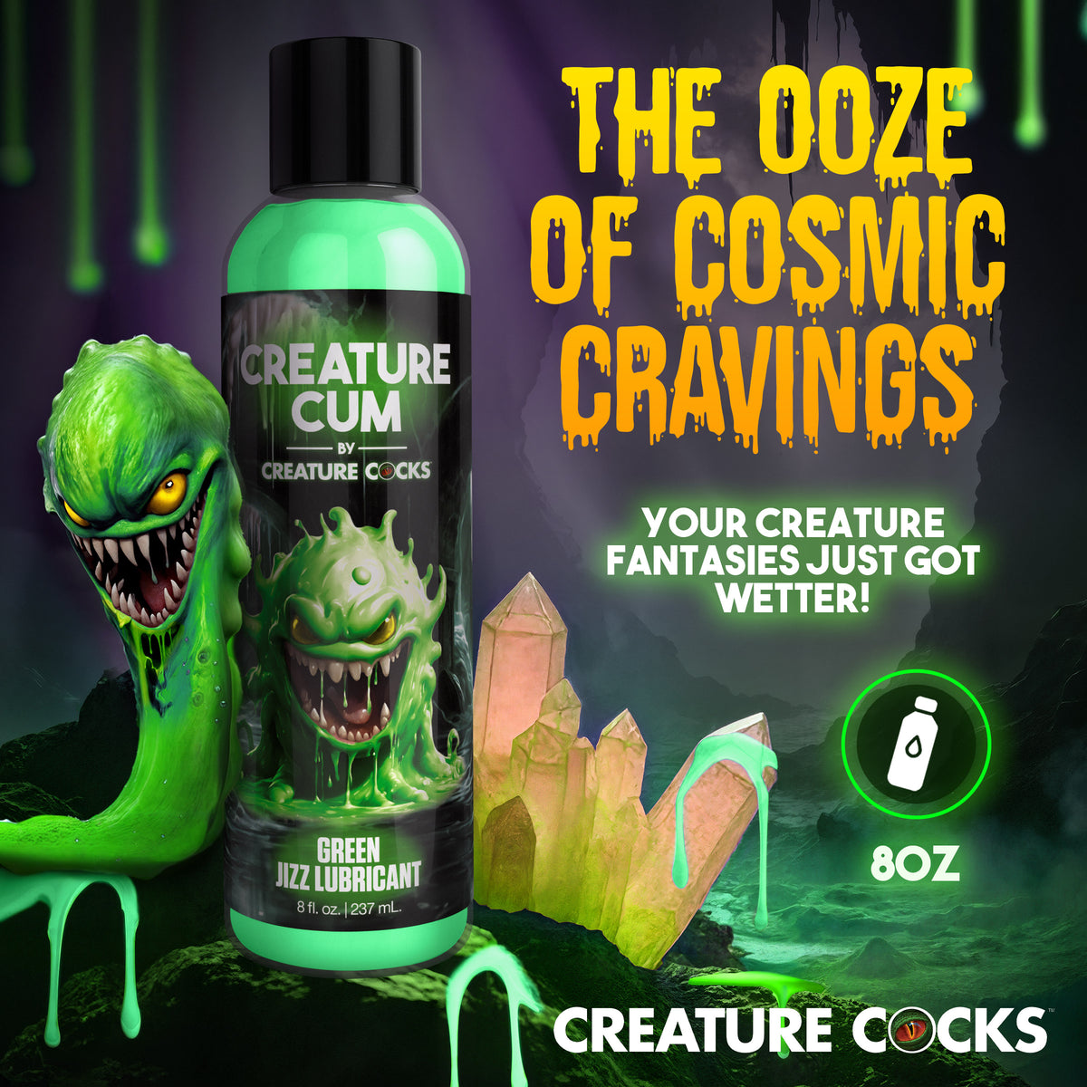 Creature Cum Green Jizz Lubricant - 8oz (view 2)