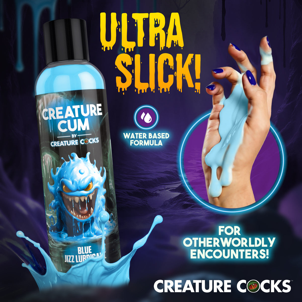 Creature Cum Blue Jizz Lubricant - 8oz (view 3)