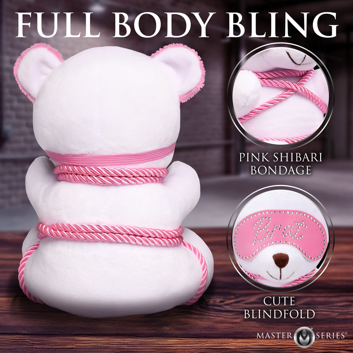 Brat Bondage Bear – restraints and cuffs, Glass (view 4)