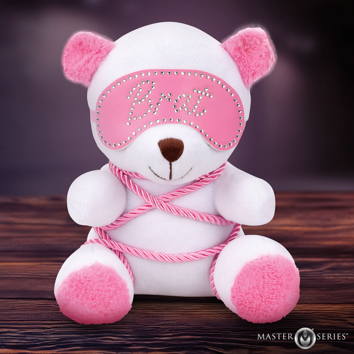 Brat Bondage Bear – restraints and cuffs, Glass