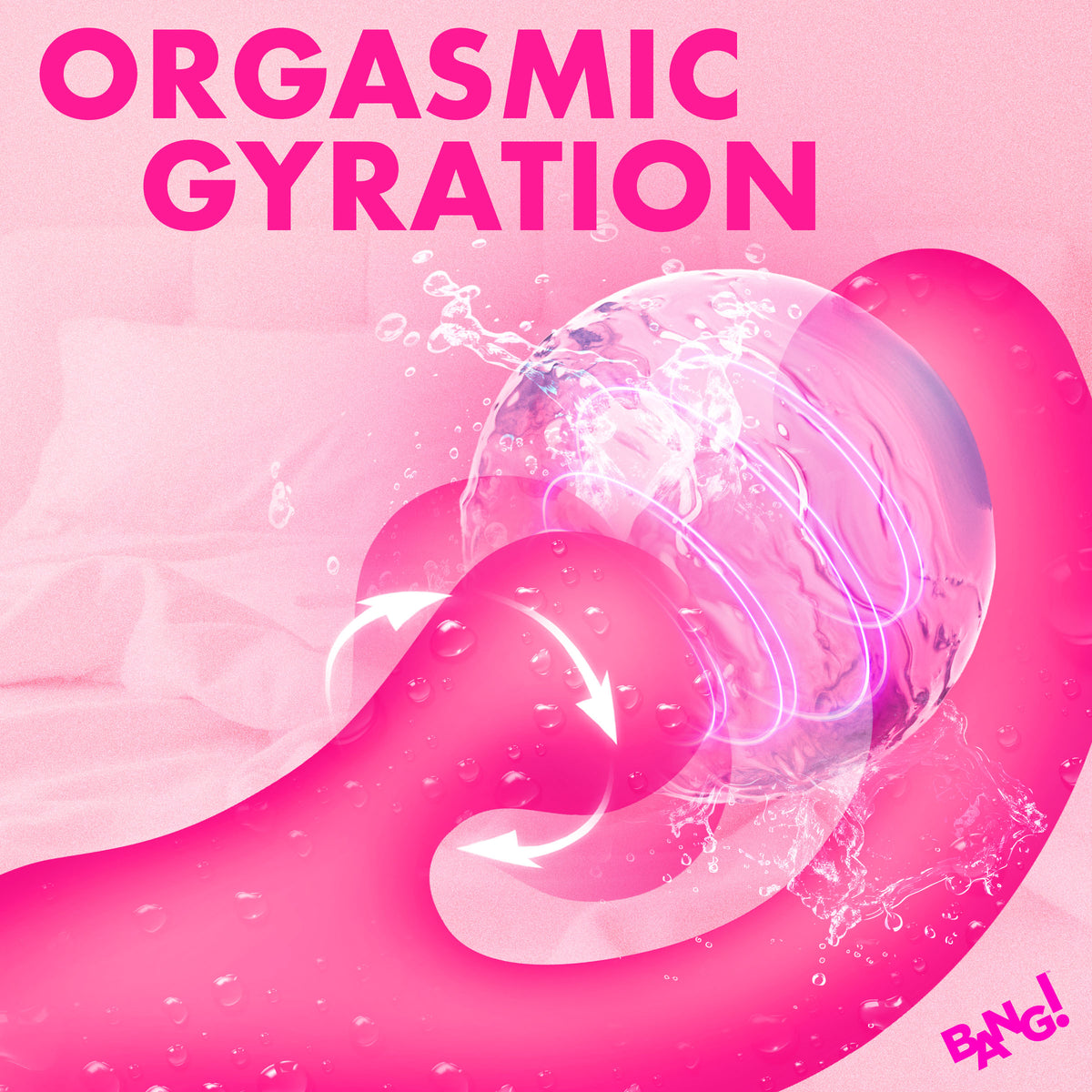 Gyro Rabbit Silicone Vibrator - Pink – rabbit vibrator, Silicone (view 3)