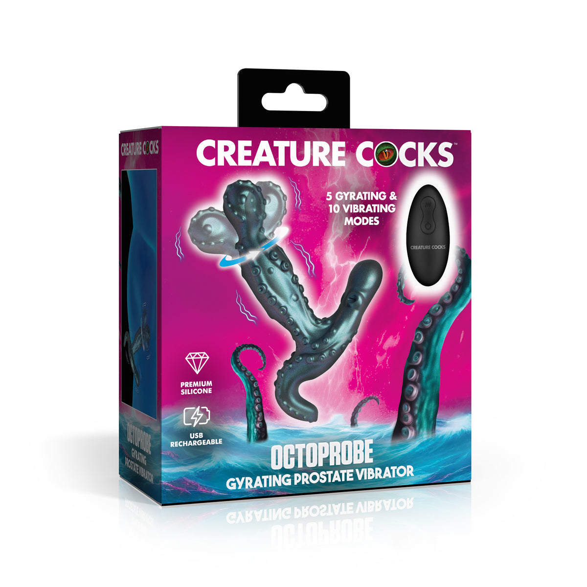 Octoprobe Gyrating Prostate Vibrator – prostate massager, Silicone (view 6)