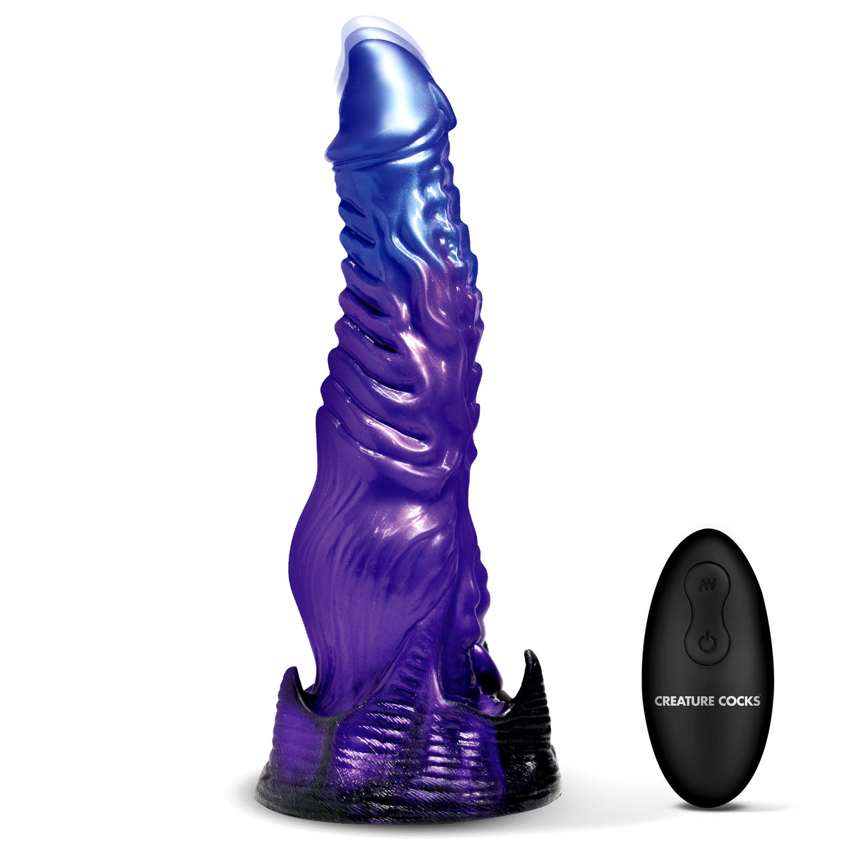 Diabolos Thrusting &amp; Vibrating Dildo, Silicone (view 5)