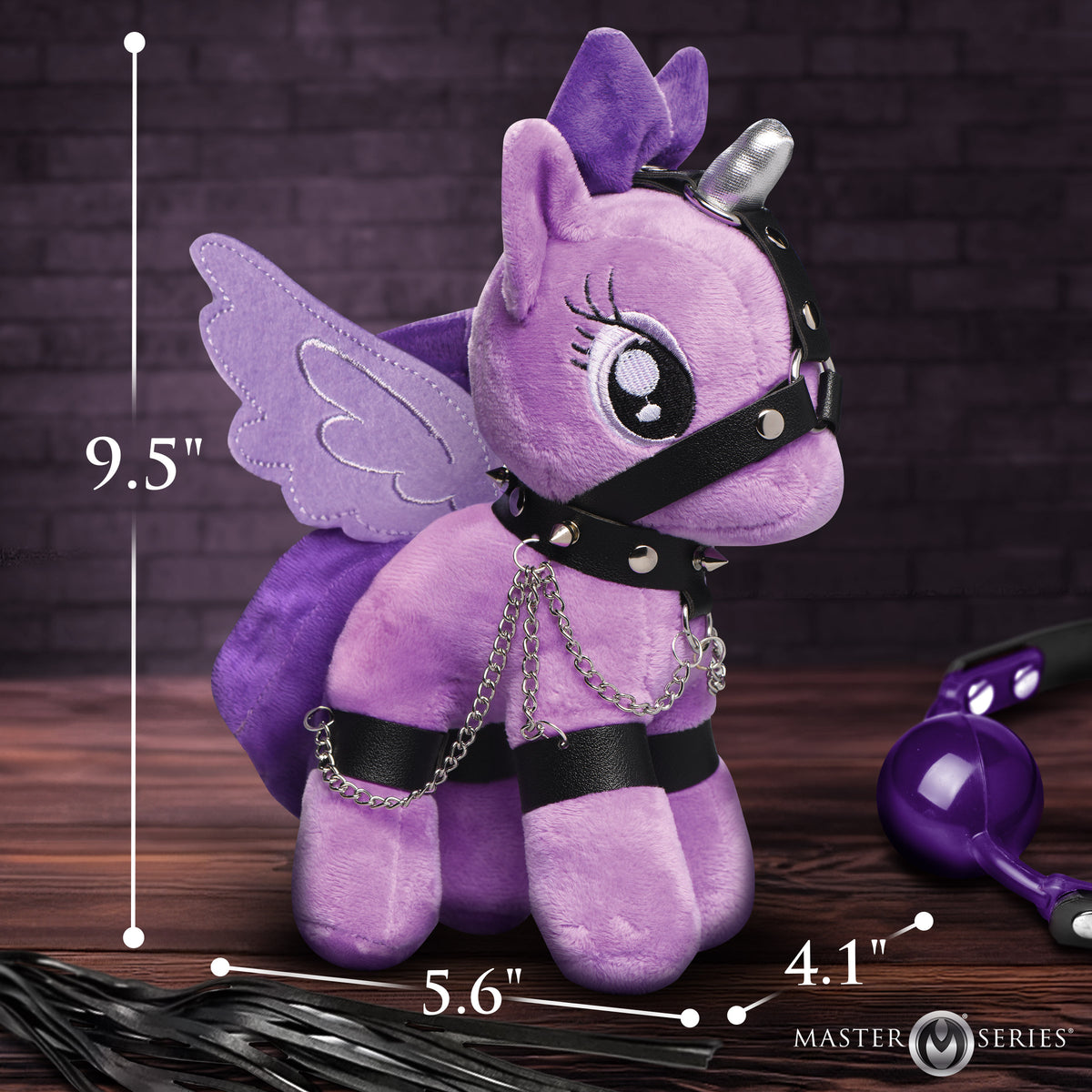 Raven Plum Bondage Pony – restraints and cuffs, Metal (view 5)