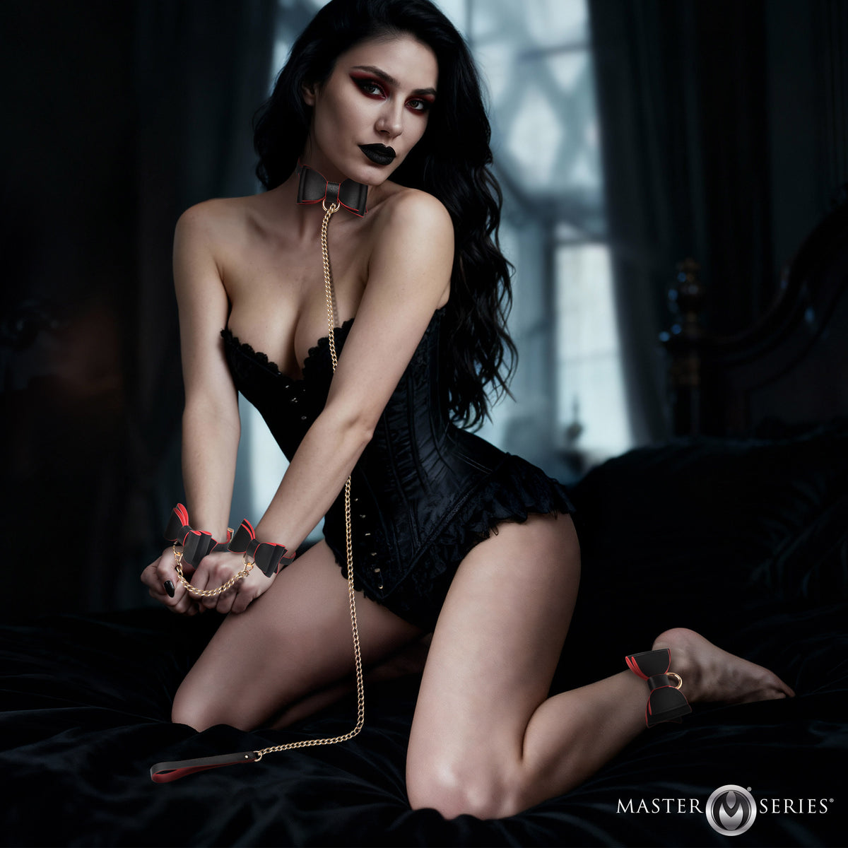 Goth Bondage Set – restraints and cuffs, Metal