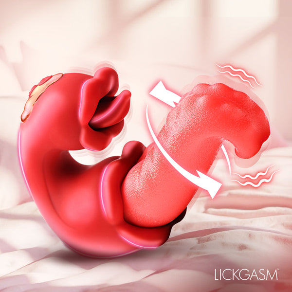 Lick Lasher Licking Vibrator – clitoral suction toy, Silicone