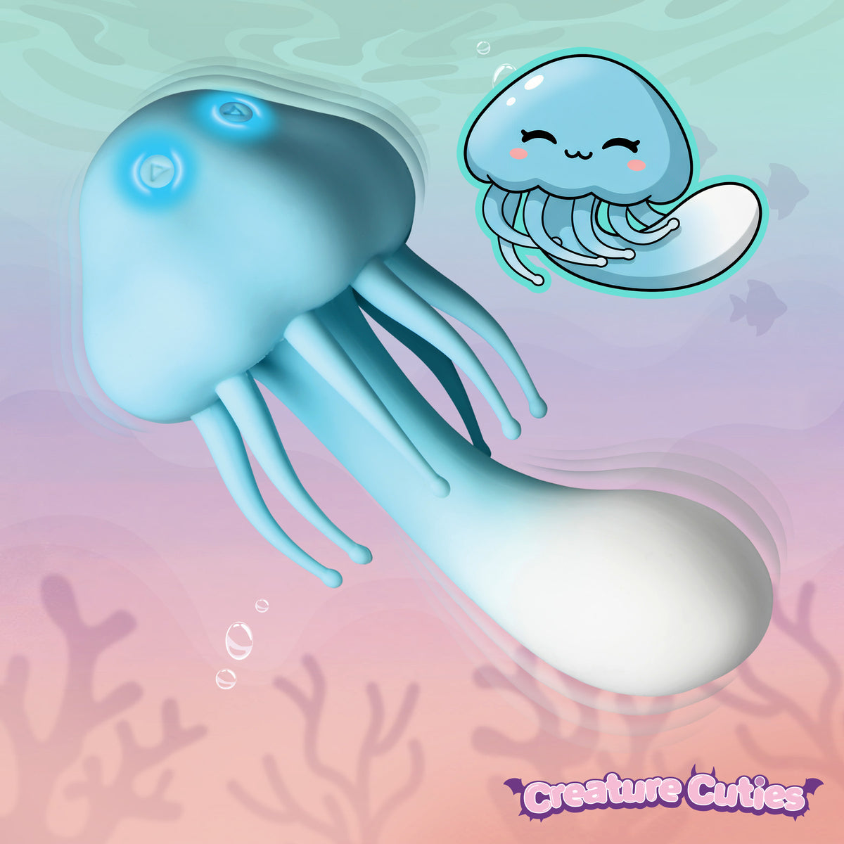 Jellyvibe Silicone Vibrator – dildo, Silicone