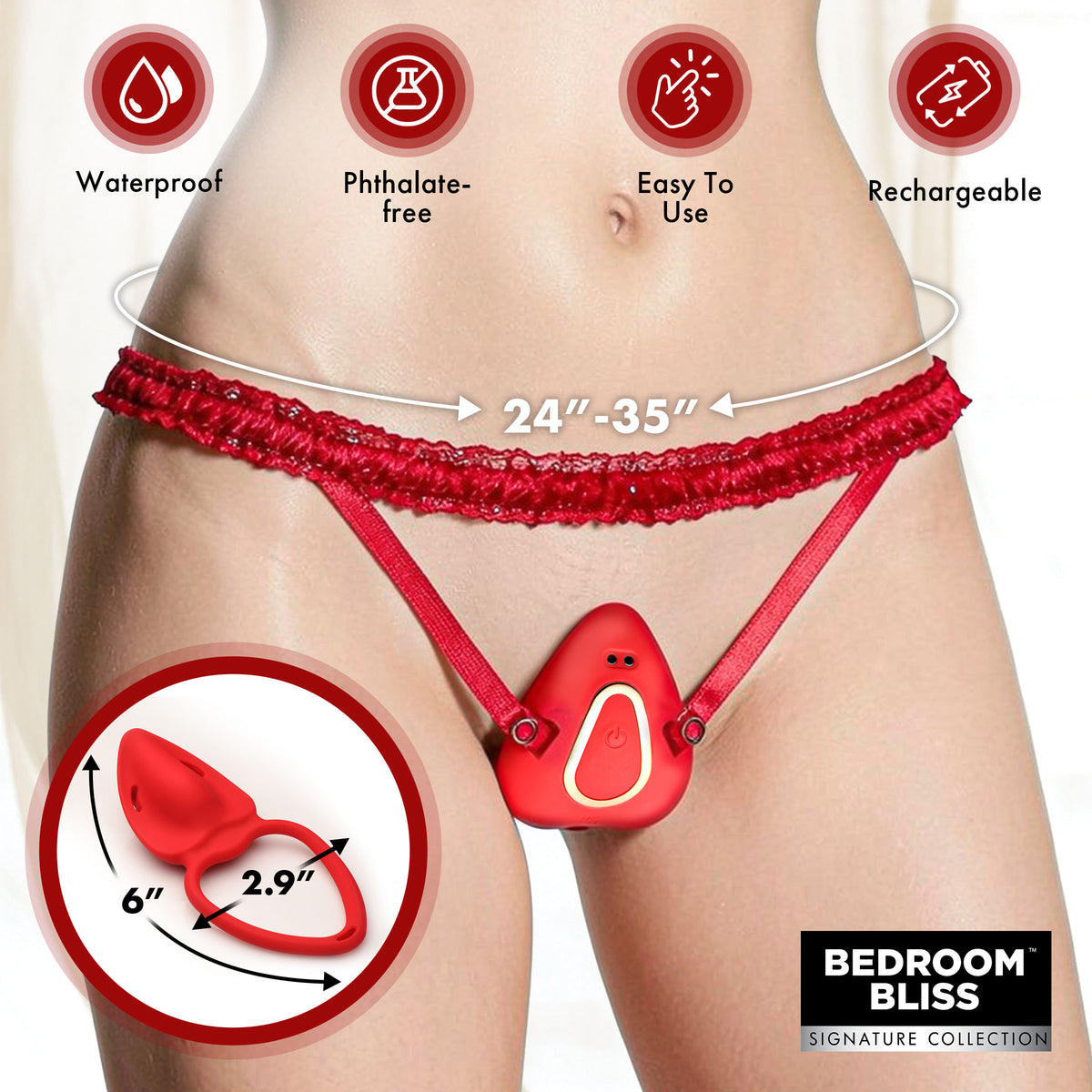 Couples Panty Vibe with Remote – bullet and egg vibrator (view 4)
