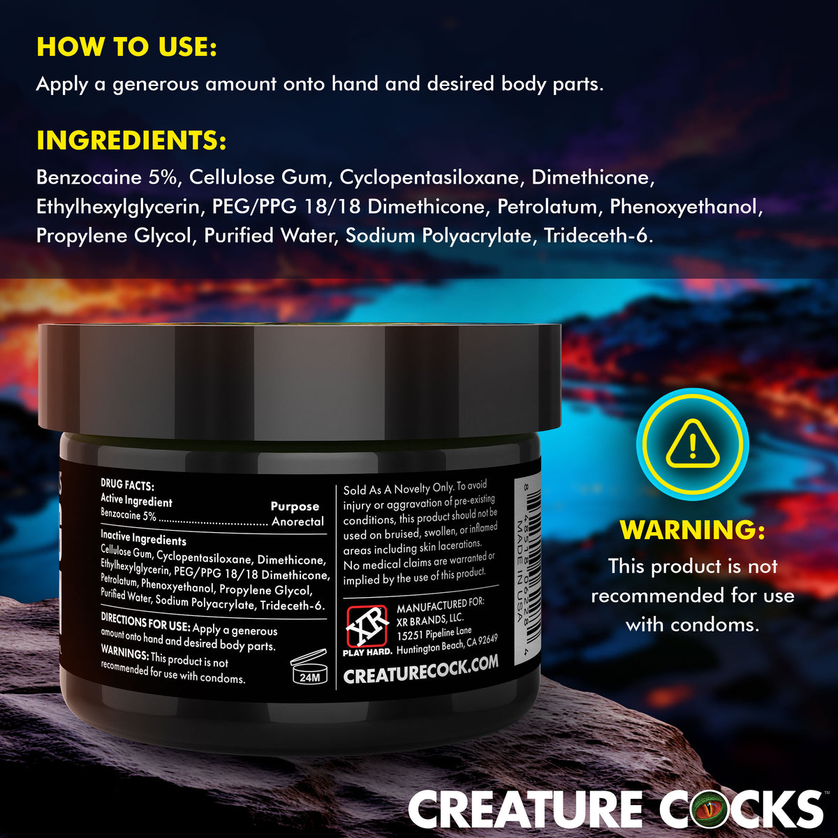 Creature Cocks Fisting Cream 8oz – lubricant (view 4)