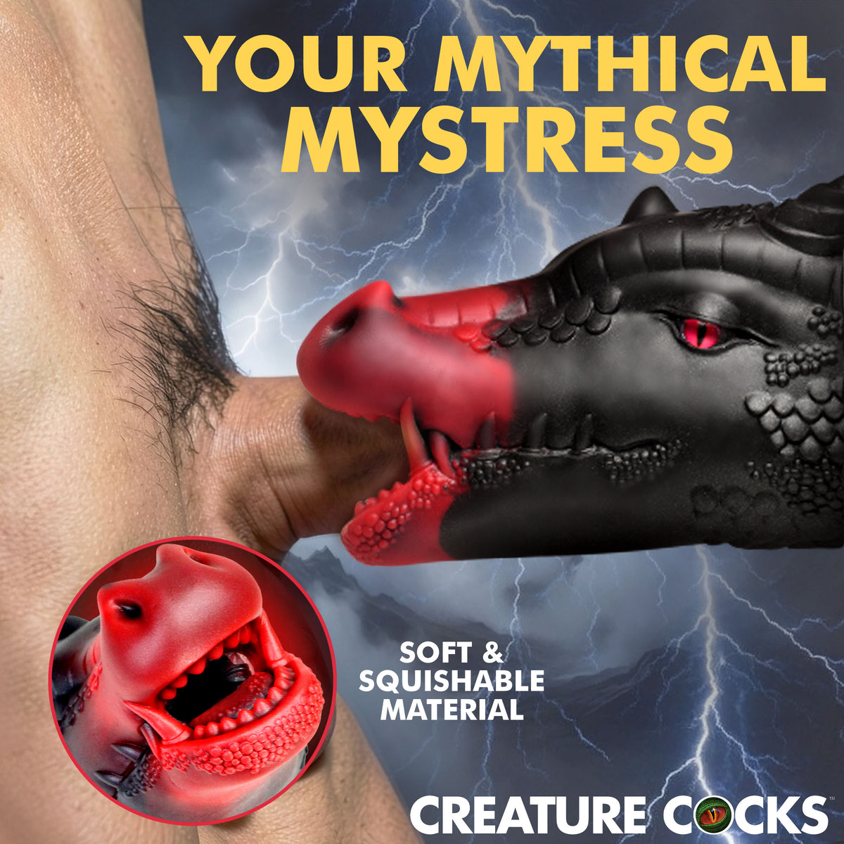 Drago Silicone Masturbator (view 2)