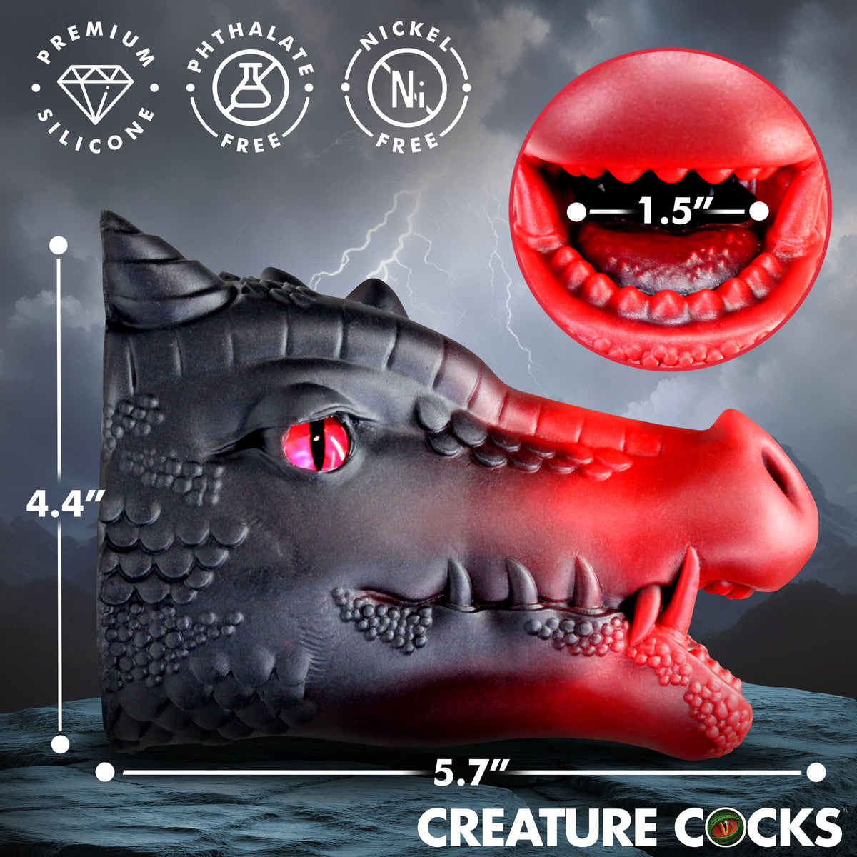 Drago Silicone Masturbator (view 4)
