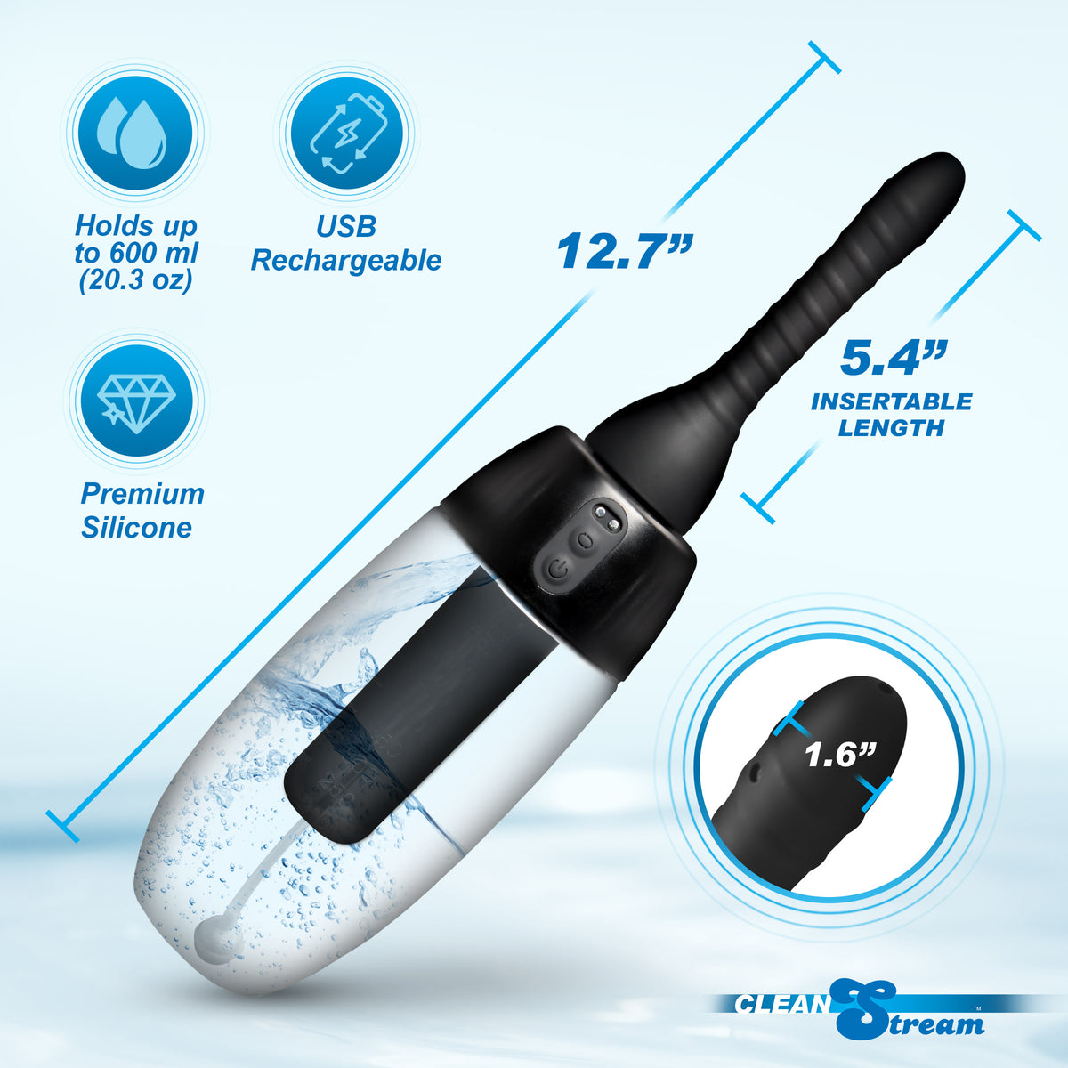 XL Spinning Automatic Enema Bulb – enema and douche (view 5)