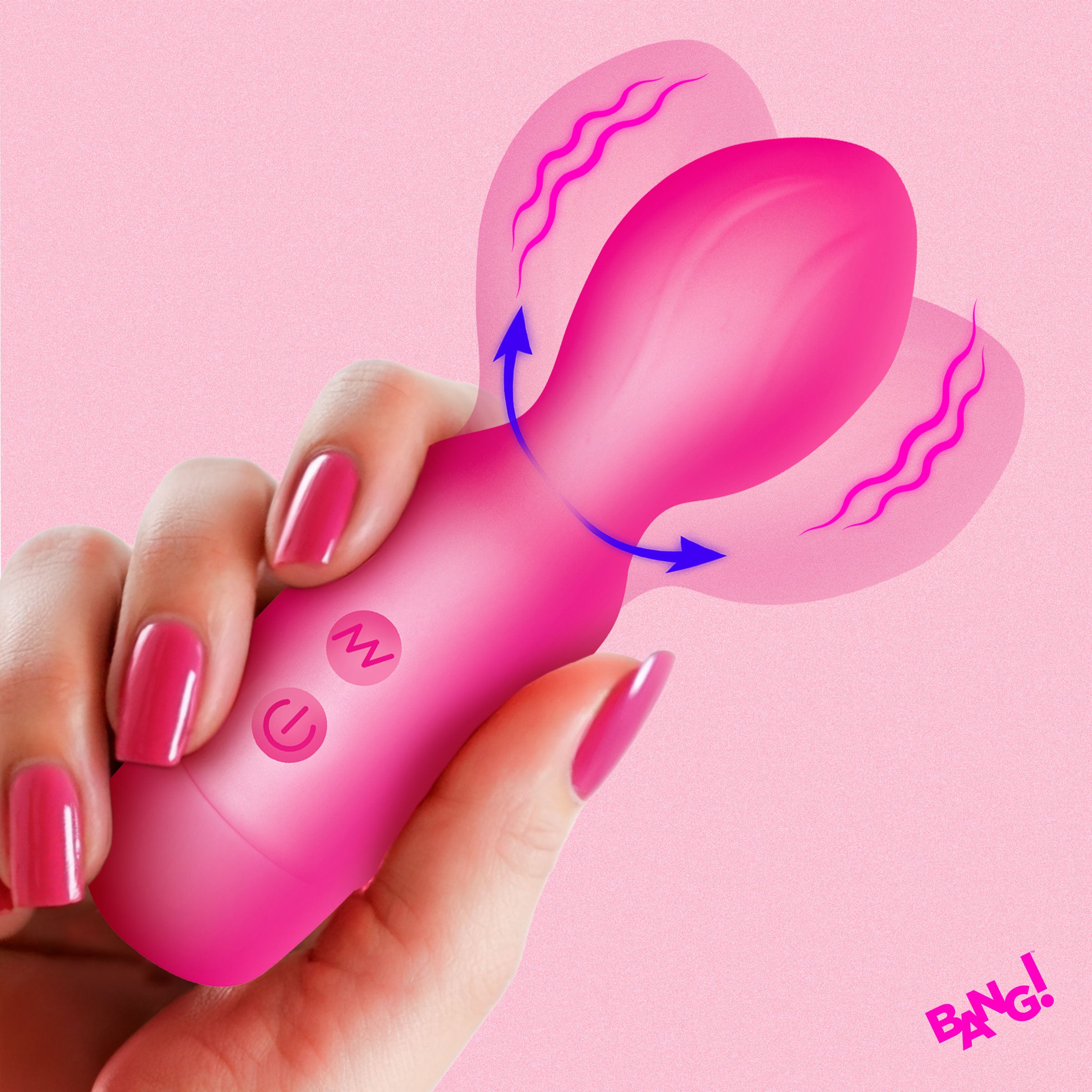 18X Vibrating Silicone Mini Wand