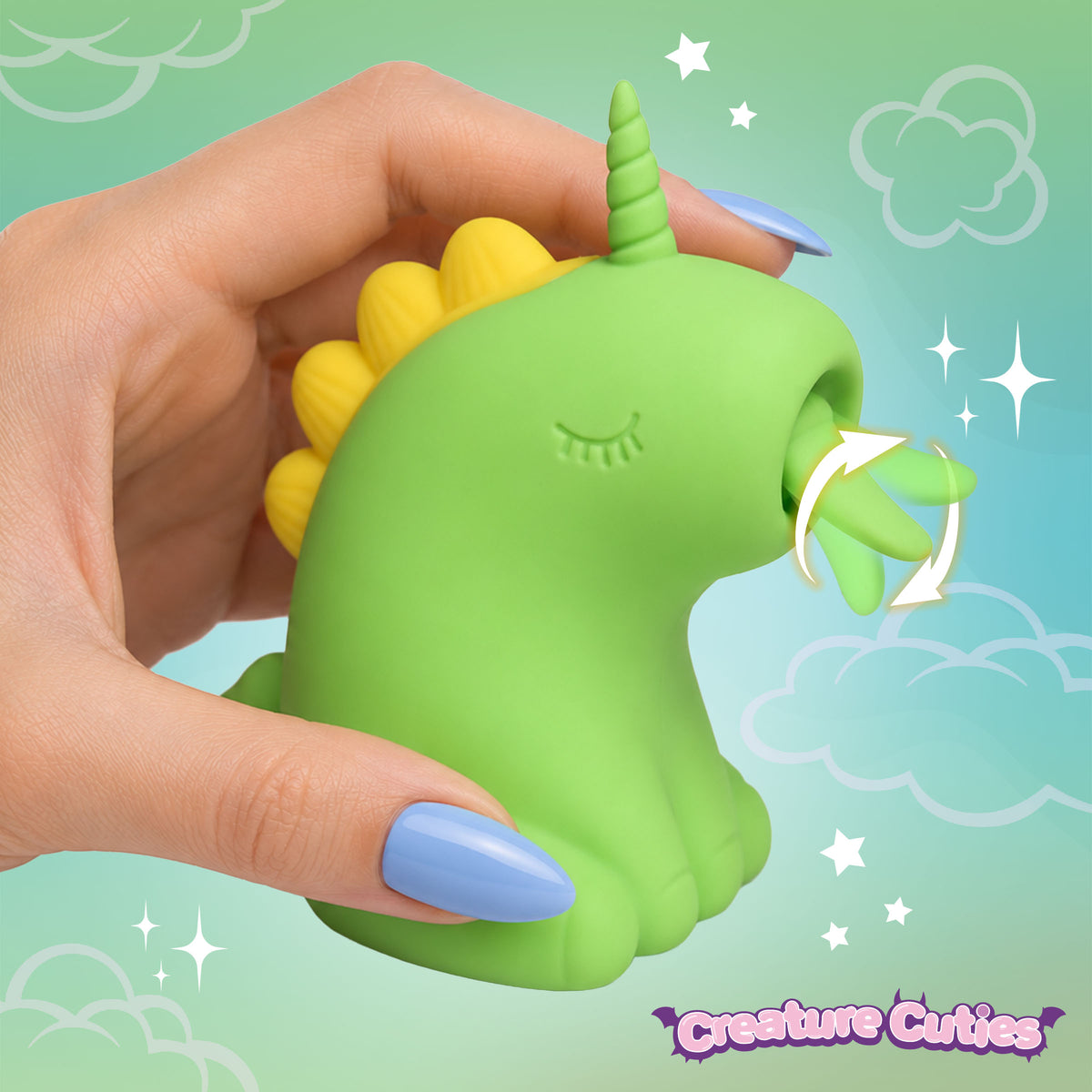 Lickyhorn Licking Silicone Stimulator – clitoral suction toy