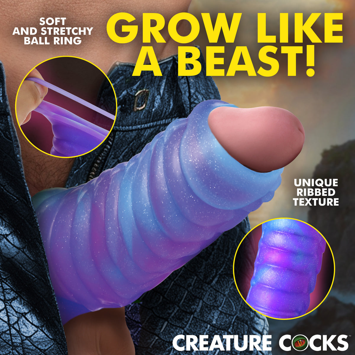 Sea Stallion Silicone Penis Enhancer – penis pump and enhancer, Silicone (view 2)