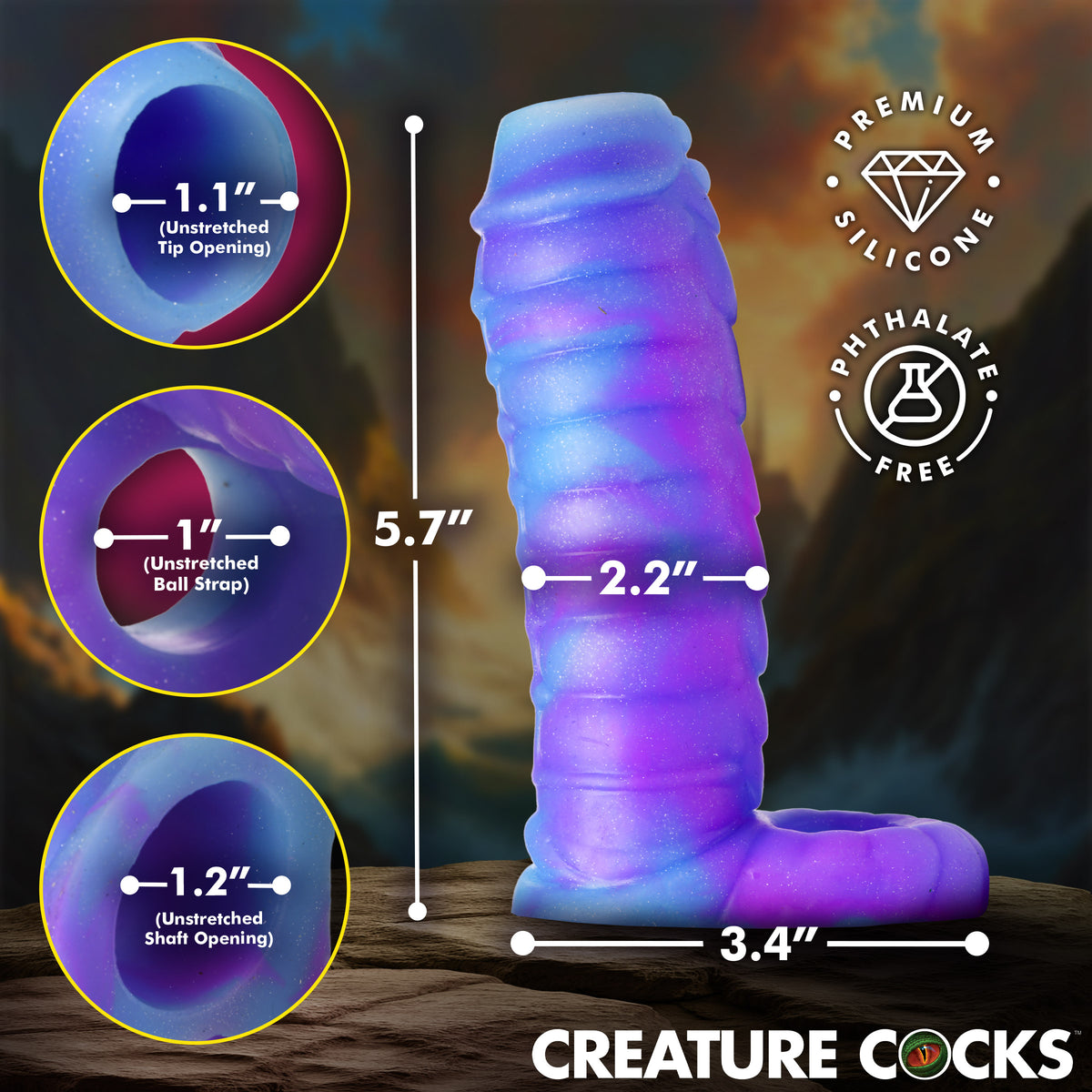 Sea Stallion Silicone Penis Enhancer – penis pump and enhancer, Silicone (view 4)