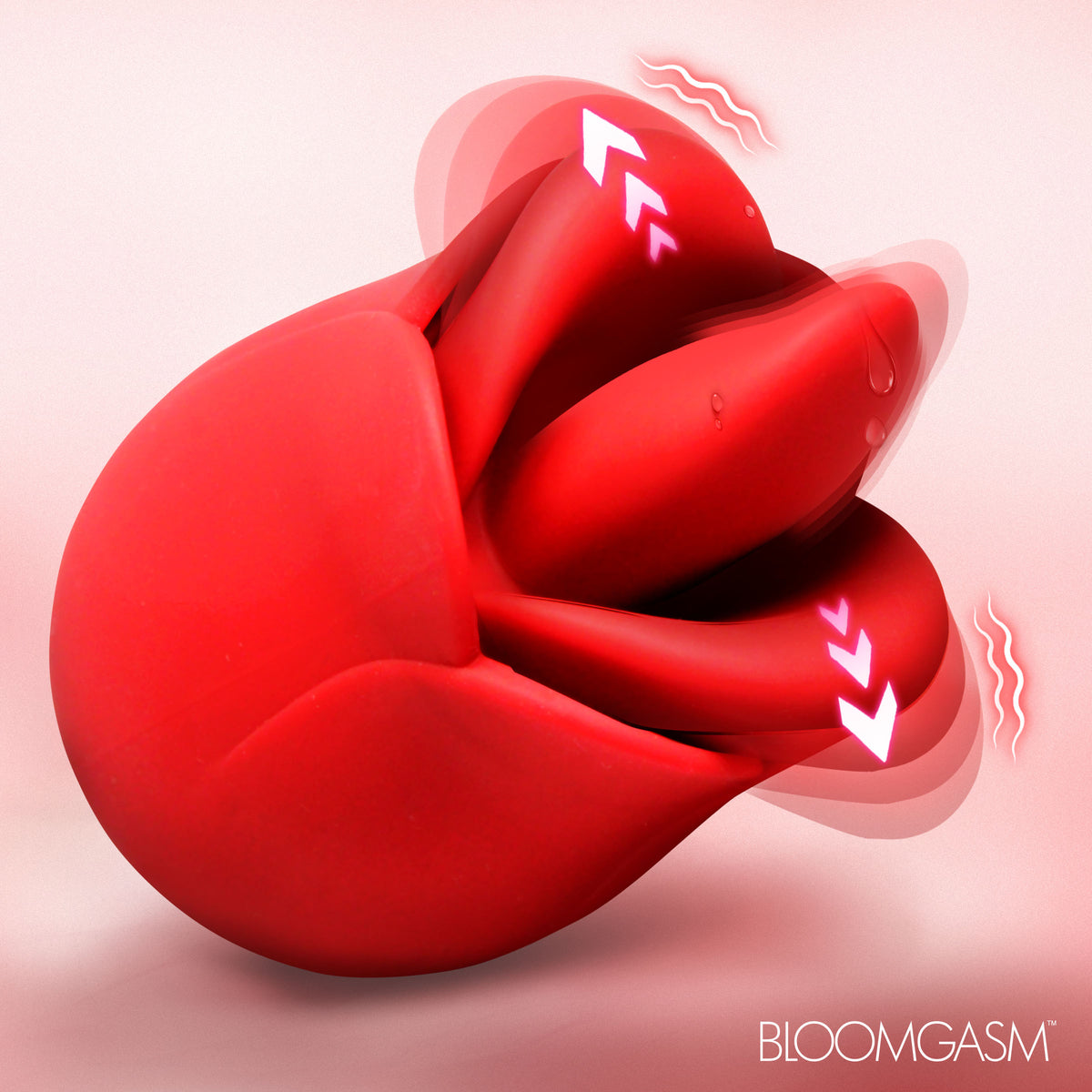 Petal Kiss Kissing and Licking Vibrator – clitoral suction toy