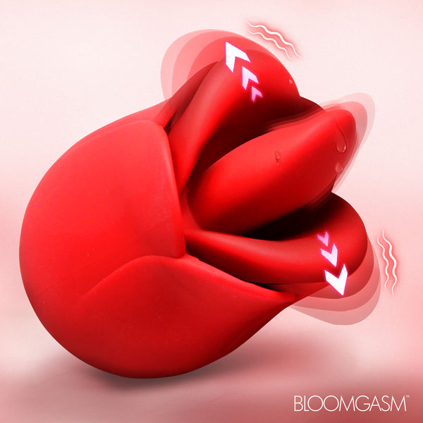 Petal Kiss Kissing and Licking Vibrator – clitoral suction toy