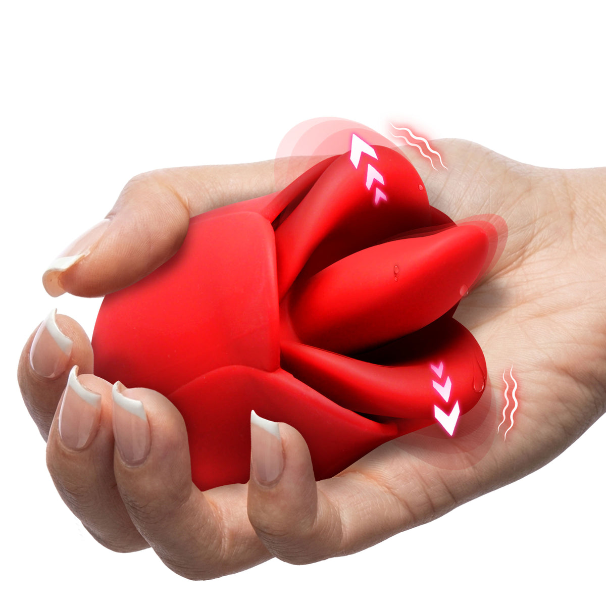 Petal Kiss Kissing and Licking Vibrator – clitoral suction toy (view 5)