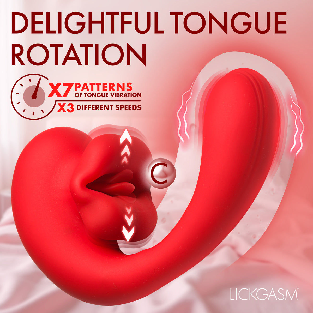 G-Kiss Kissing G-Spot Silicone Vibrator (view 3)