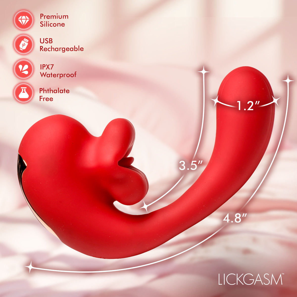 G-Kiss Kissing G-Spot Silicone Vibrator (view 5)