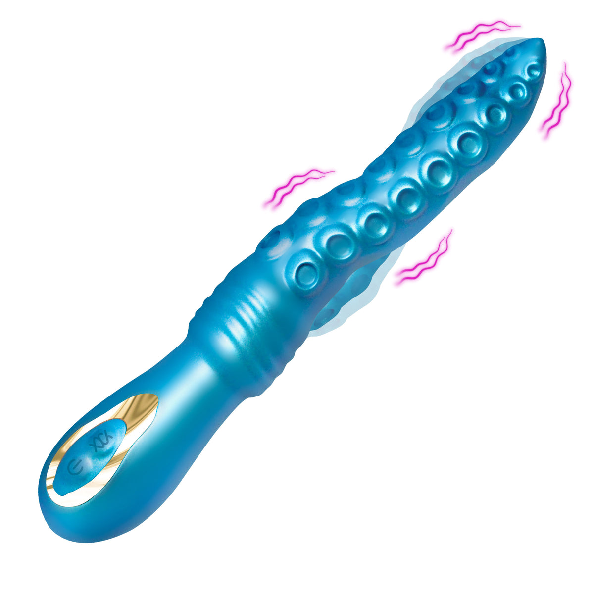 Tenta-Squirm Squirming Silicone Vibrator, Silicone (view 5)