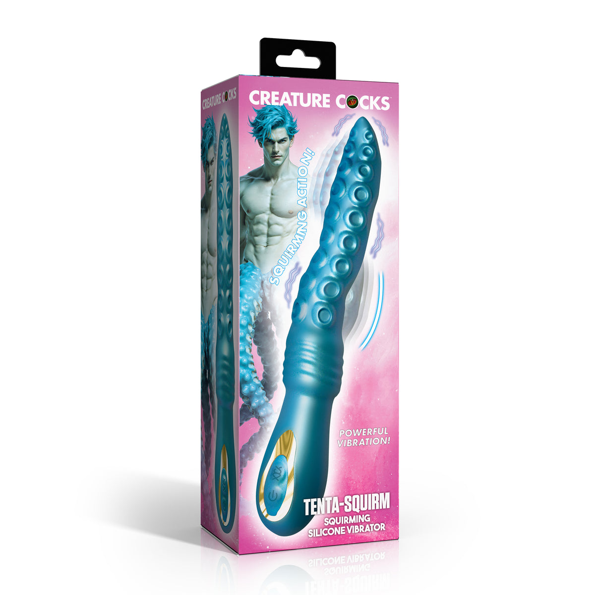 Tenta-Squirm Squirming Silicone Vibrator, Silicone (view 6)